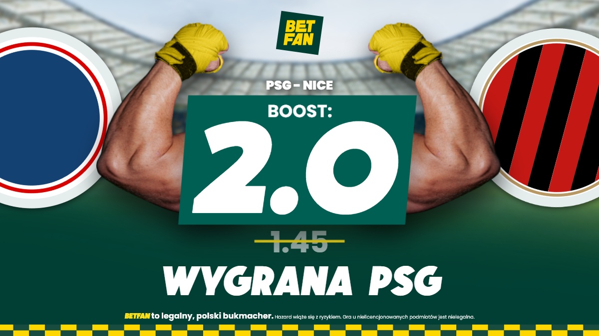 BETFANPL's tweet photo. PSG 🔵 WYGRA ✅ dzisiaj z Niceą w Pucharze Francji 🏆❓
W #MatchdayBOOST 🚀 PODWYŻSZAMY kurs do 2⃣.0⃣! #modanafrancje
➡️ https://t.co/DdlG24EPaI https://t.co/V7FPqHR0cs