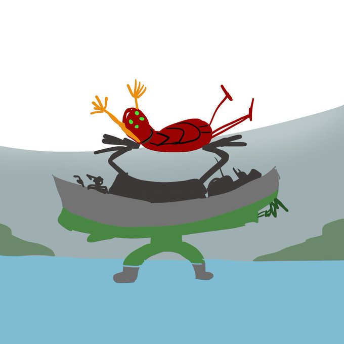 2022-01-31
エヴァを持ち上げる船 