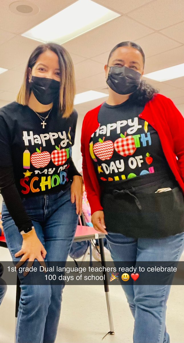 Good morning #TeamSISD Happy 100 days of school from #DualLanguageAcademy. We are so ready to celebrate this special day w the students 🎉 😃❤️ <a href="/Ilucio_DSSE/">Irasema Lucio</a> <a href="/DSShook_ES/">Principal Chavira, Dr. Sue A. Shook Elem.</a> @CBerumen_CI