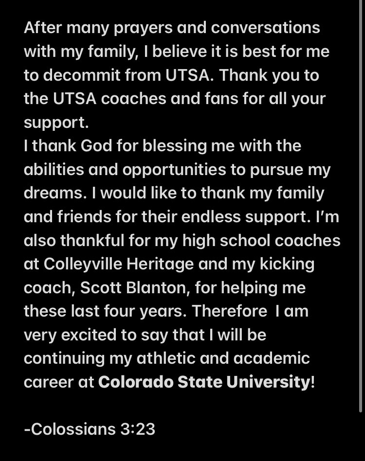 #GoRams🐏 <a href="/CSUFootball/">Colorado State Football</a> 
<a href="/CoachJayNorvell/">Jay Norvell</a> @TX_CoachPerry