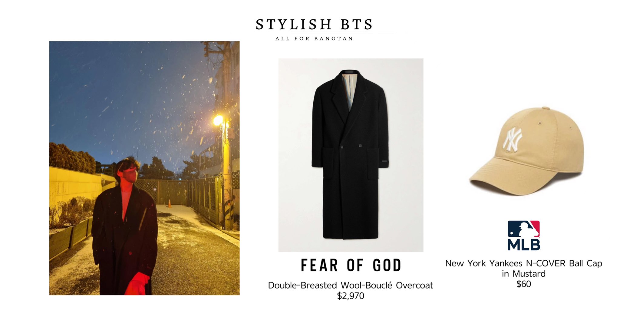 FEAR OF GOD ❁⃘*.゜BASEBALL BTS着用 トップス