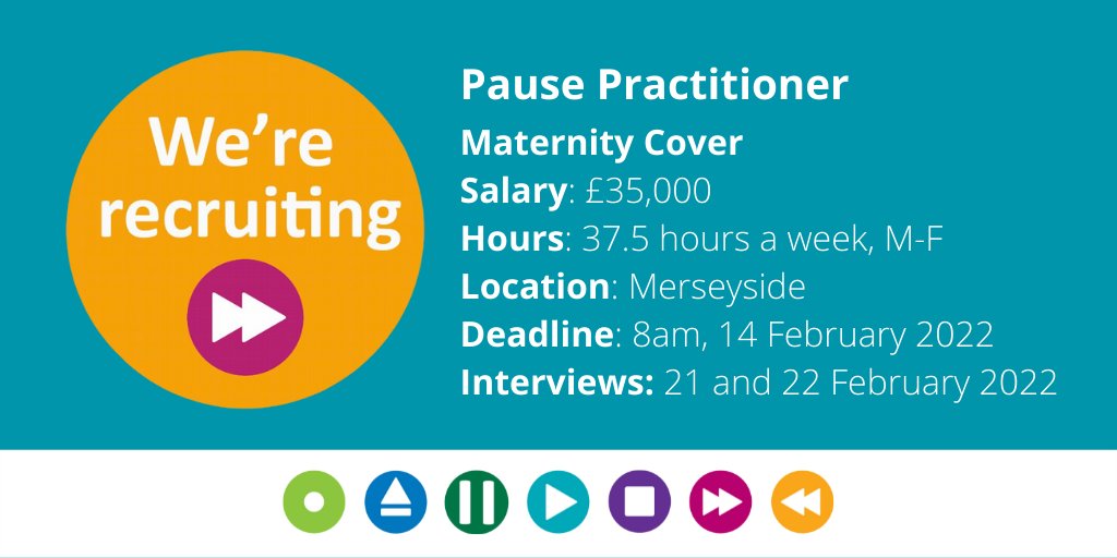 PauseOrg's tweet photo. Pause Liverpool & Wirral is looking for a dedicated Practitioner to join their team 💚 It is a maternity role until December 2022. Find out more➡️https://t.co/T8kZ30n16a
#LiverpoolJob #CharityJob https://t.co/9n8cRP3a8m