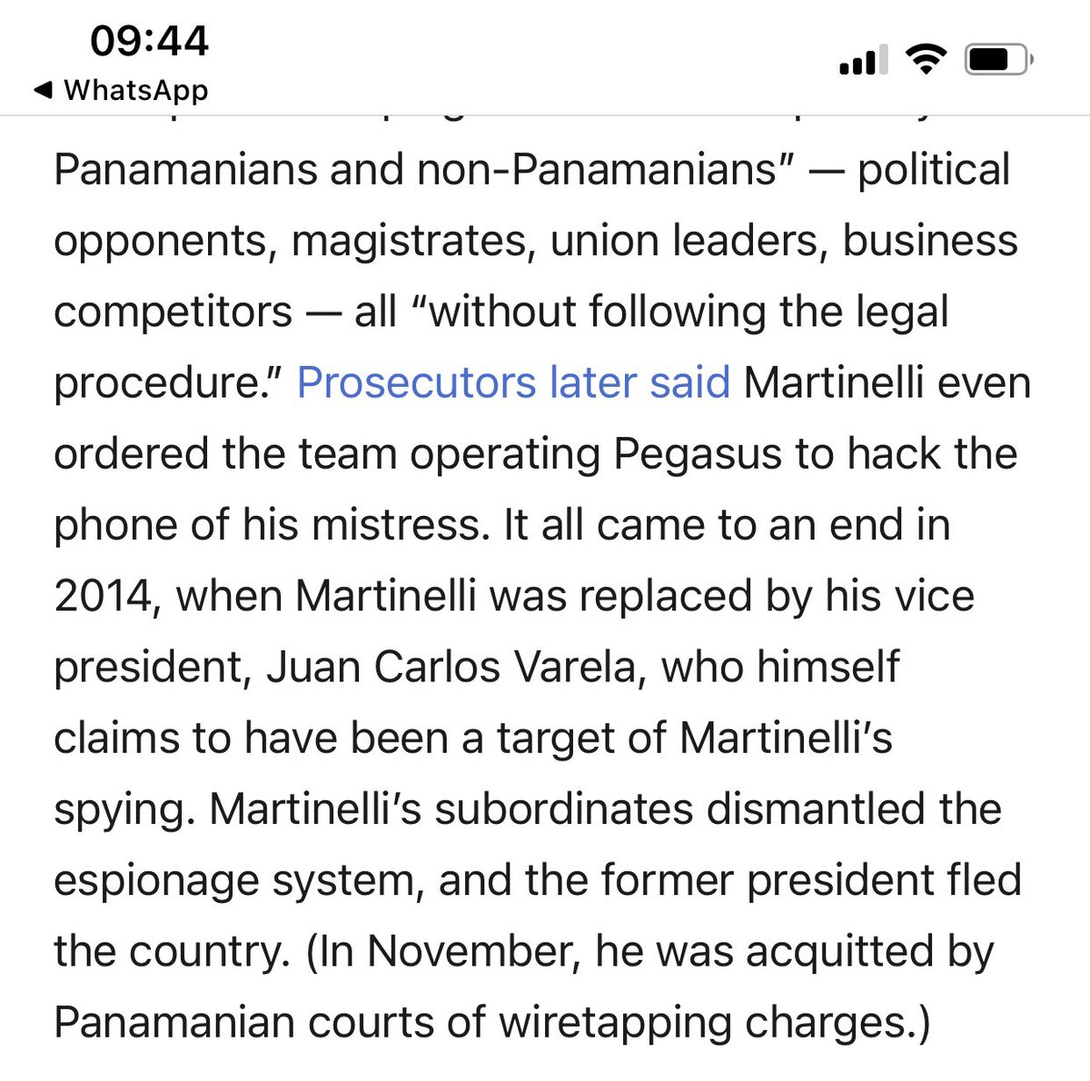 Cuando salen estas cosas internacionalmente queda en evidencia que periodistas hacen mejor trabajo que fiscales y los Jueces son de pacotilla nytimes.com/2022/01/28/mag…