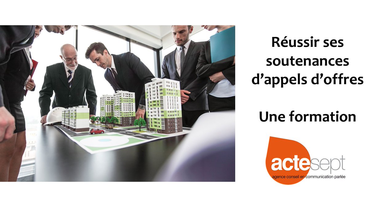 ActeSept's tweet photo. Réussir une soutenance d’appel d’offres, ça se travaille. Acte Sept fait gagner ses clients avec sa formation dédiée à la soutenance d’appels d’offres. https://t.co/8IMWtMRASc https://t.co/NrGLNODdxP