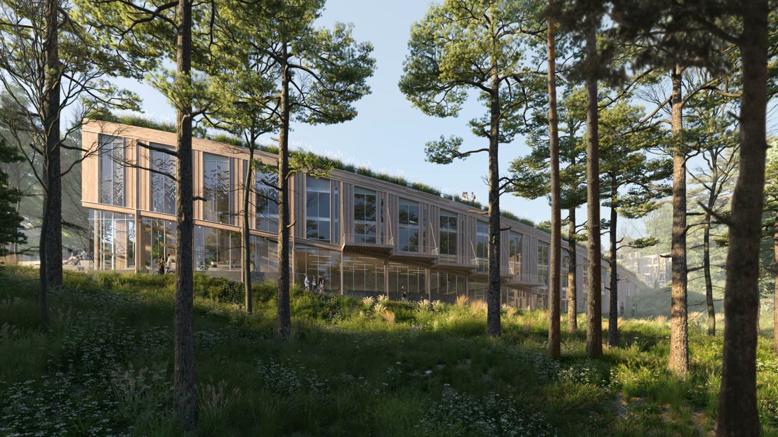 First ground has been broken on Snøhetta and Next Step Group's Wendelstrand development in Sweden. Set to finish in 2024, the project aims to become a leading example for environmentally friendly housing concepts and social sustainability. #snohetta fal.cn/3lLbF