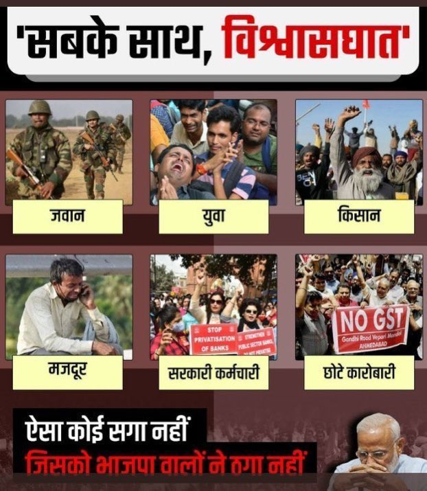 dnyadav's tweet photo. Modi - world biggest betrayer !#विश्वासघात_दिवस https://t.co/lKuzZEylVq
