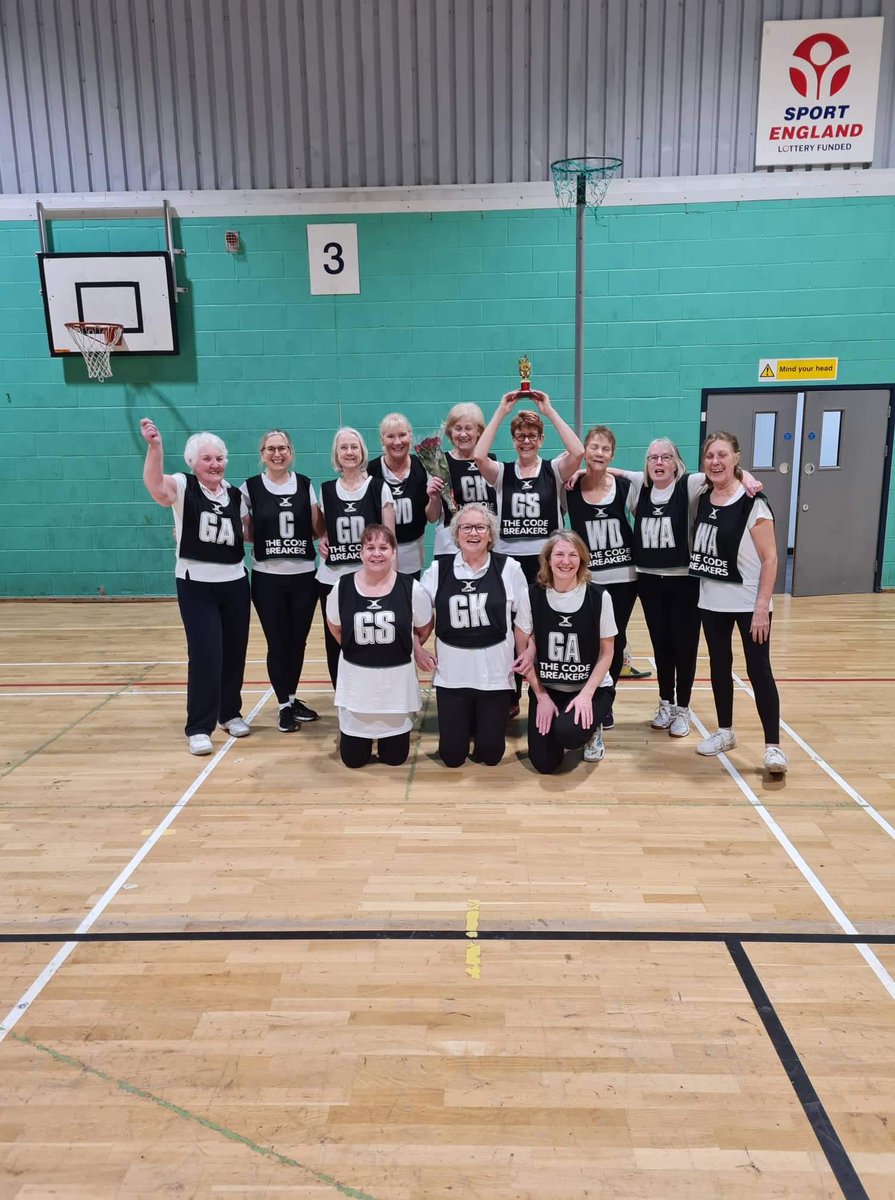 This makes my heart smile. A message from a walking netball group I set up and they only went and won a tournament #MorethanNetball #WalkingNetball #HappyPeople #LadiesthatdoCake 🏐💙🧁