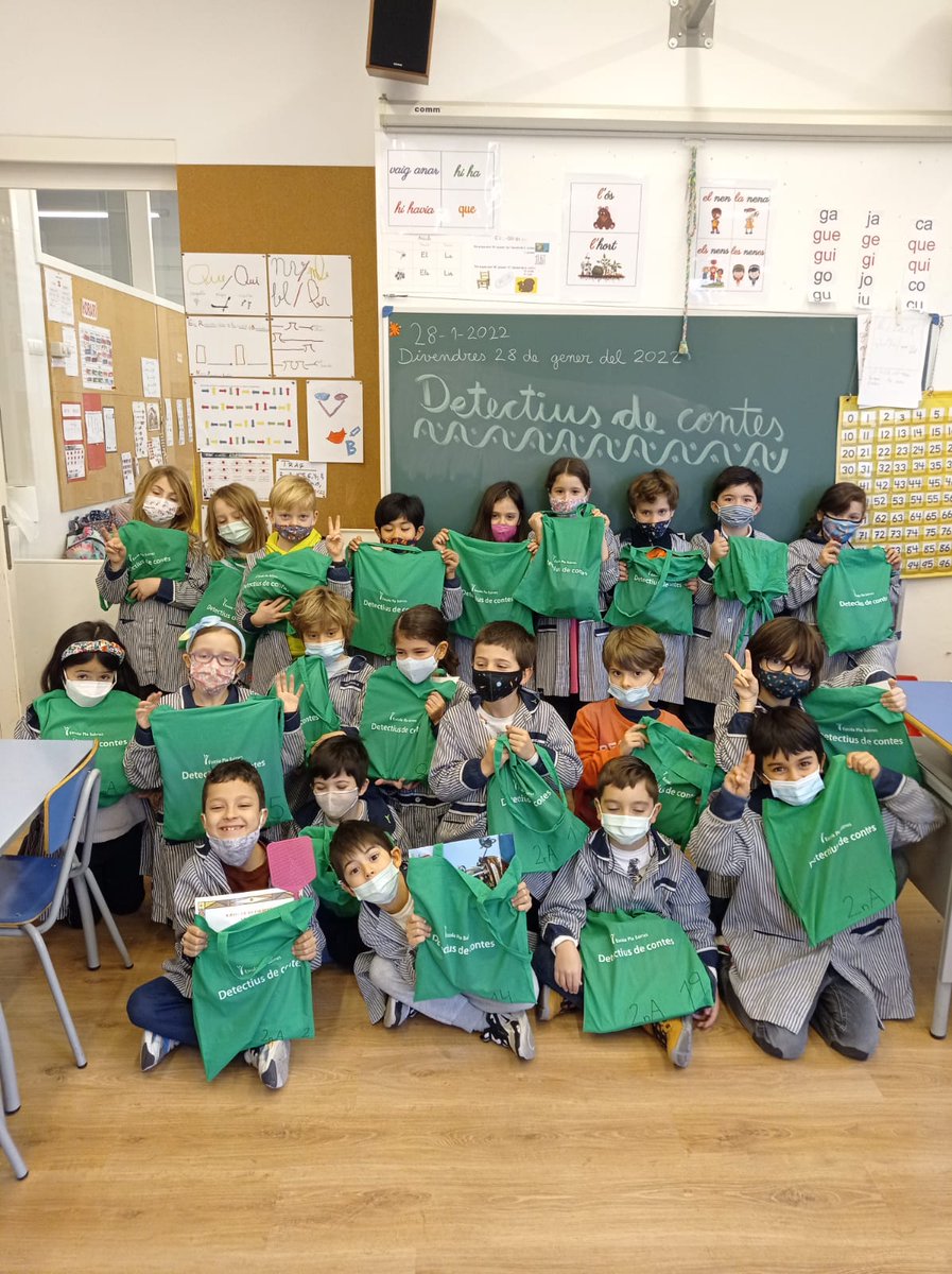 escolapiabalmes's tweet photo. ENS CONVERTIM EN DETECTIUS DE CONTES!!
Els nens i nenes de 2n comencem una activitat d'animació a la lectura amb la que estem molt il·lusionats.
Cada setmana esbrinarem quin objecte és l'intrús que no pertany al conte que ens haurem llegit.
#GUSTPERLALECTURA
#2PRIEPB https://t.co/RjYjhrhWF2