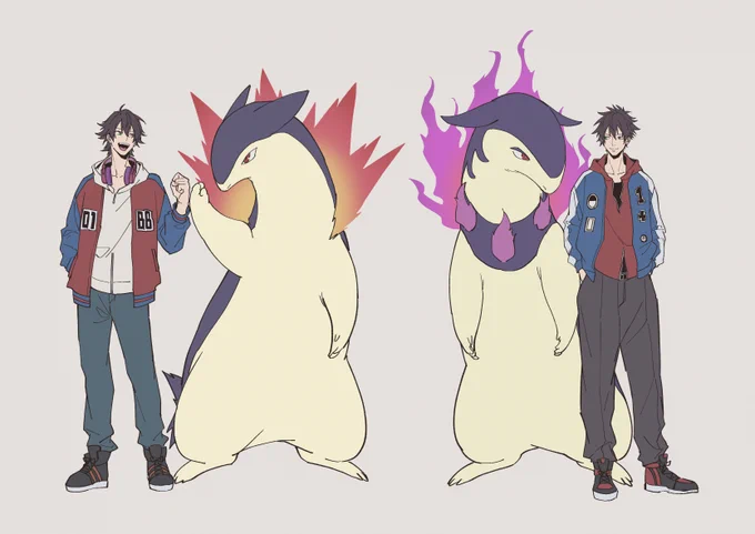 一郎くんとバクフーン🔥 