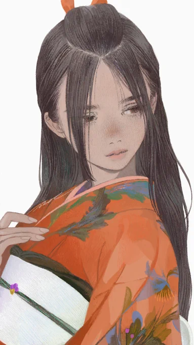 去年の1月に描いていた子 