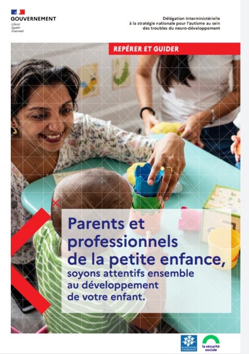 AdrienTaquet's tweet photo. Chaque année en 🇫🇷 10% des enfants naissent avec un trouble du neuro-développement

Je suis fier de lancer avec @CCompagnon_  et la @cnaf_actus le livret de repérage précoce des écarts de développement chez les enfants de 0 à 3 ans cet après-midi au sein de la crèche @Babilou_fr https://t.co/vbCU0Umvua