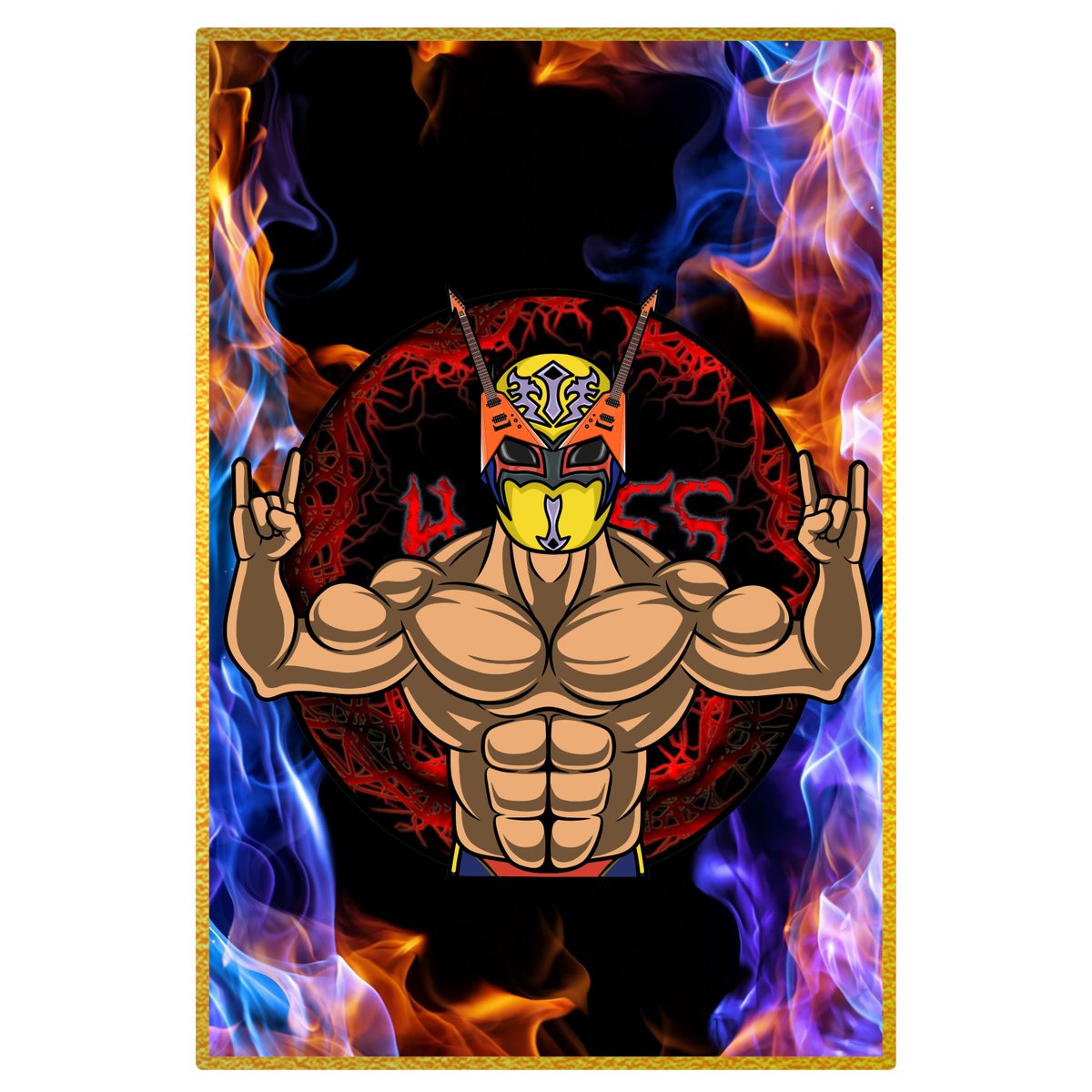 HderaAxes's tweet photo. HEADBANGERS! our collab piece with @LuchadorHbar are still available! only 20pcs minted. Grab this ripped headbanger while stocks last!

#HBAR #HBARbarians #NFT #NFTCommunity https://t.co/OEkEz1F7MW