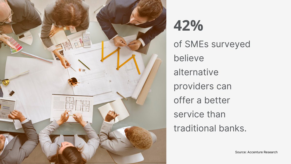 caarycapital's tweet image. New research by @AccentureCanada shows that small and medium-sized enterprises are recognizing the value of fintechs. What do you think excites SMEs most about alternative providers?

#smallbusiness #accessiblecredit #fintech
