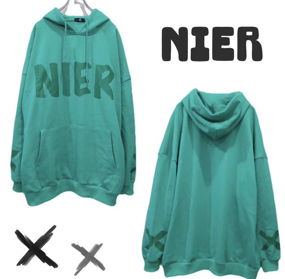 NieR_tokyo's tweet photo. 🎁本日〆切プレゼント企画🎁

BIG SIZE LOGO PARKA【EMERALD】

🎁3名様にプレゼント🎁　

ユニセックスアイテムです🐰

◼応募方法
フォロー(@NieR_tokyo) &amp; RT
◼締切〆  本日24時

※鍵垢の方も対象内です。
是非ご参加ください🙇‍♂️🙇‍♀️ https://t.co/gezfHseJHA