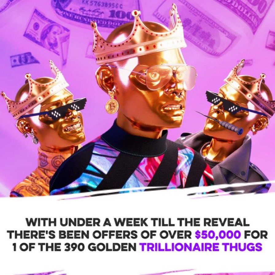 SantanaMcrober1's tweet photo. @BrianGarrett @TThugsNFT GLAD TO HAVE YOU ABOARD BROTHER‼️ WE ARE MORE THAN A NFT, WE ARE A FAMILY‼️ AND WE GOING TO THE MOON TOGETHER 🚀 @TThugsNFT  #Trillionairethugs #trillionairethugsNFT #TThugsArmy #TThugs https://t.co/ad27iPVRen