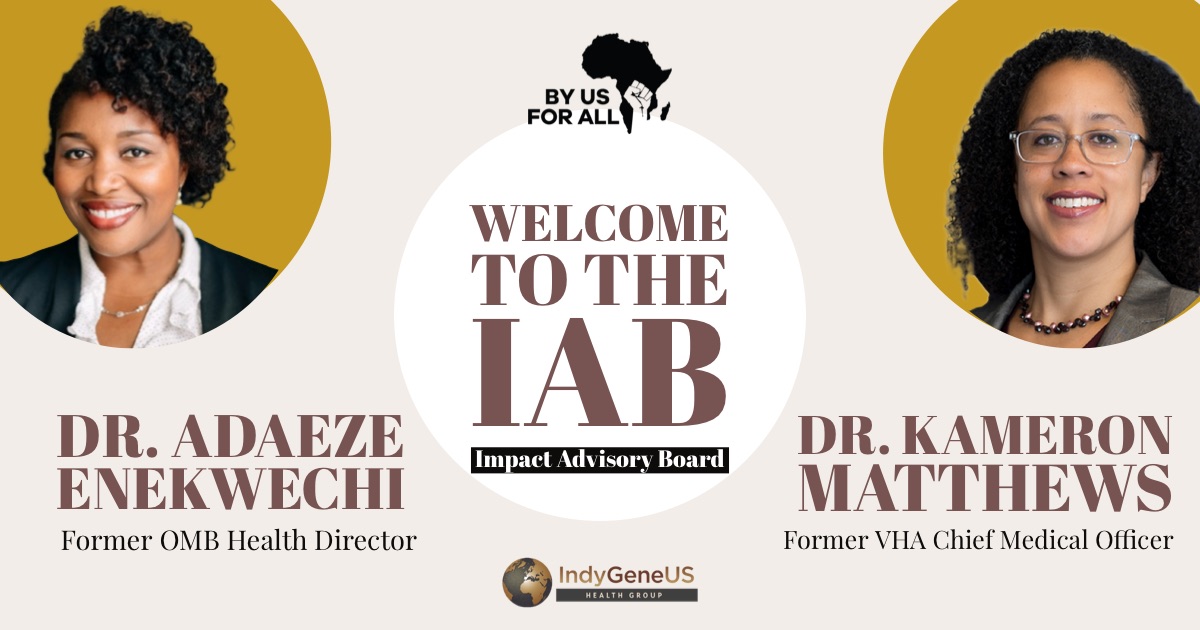Big News! Two new IAB members are bringing their expertise to IndyGeneUS Health. Welcome Drs. Kameron Matthews, MD, JD, FAAFP @DrKamLeigh and Adaeze Enekwechi, PhD, MPP @AdaezeEne
linkedin.com/pulse/indygene…
#health #byusforall #blackhealthmatters #veteranshealth #womenshealth