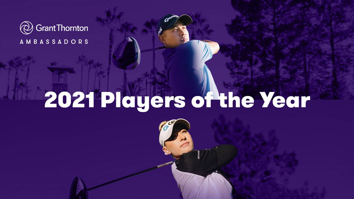 Congrats to @collin_morikawa and @NellyKorda named the 2021 Players of the Year by @gwaa1946. They've inspired us by going beyond expectations through their excellence, both on and off the course. #pgatour #lpga #GWAA1946 https://t.co/cwSBaVk8Od