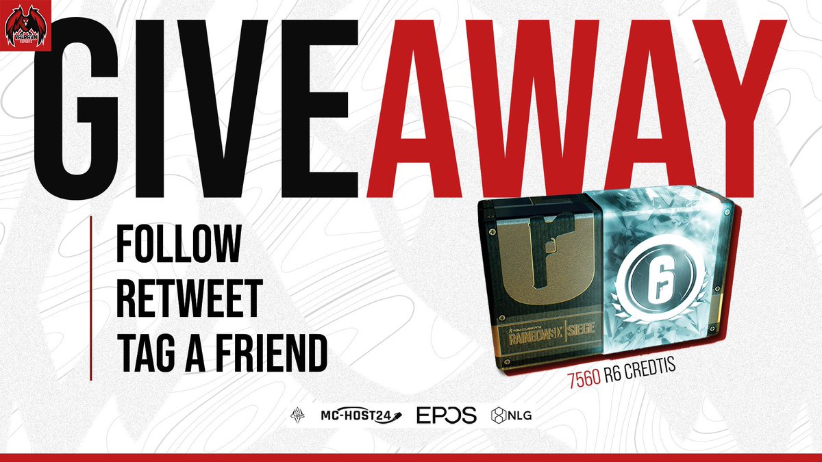 [#Giveaway]

We told you your next chance is coming soon😉

Today you can win 7560 R6 Credits (50€) again. All you have to do to enter the giveaway is:

✅Follow <a href="/ValravnEsport/">Valravn eSports</a> on Twitter and YT
🔁Retweet
💬Tag a friend

Good luck to everybody👍

#weAREvR #giveaway #Announcement