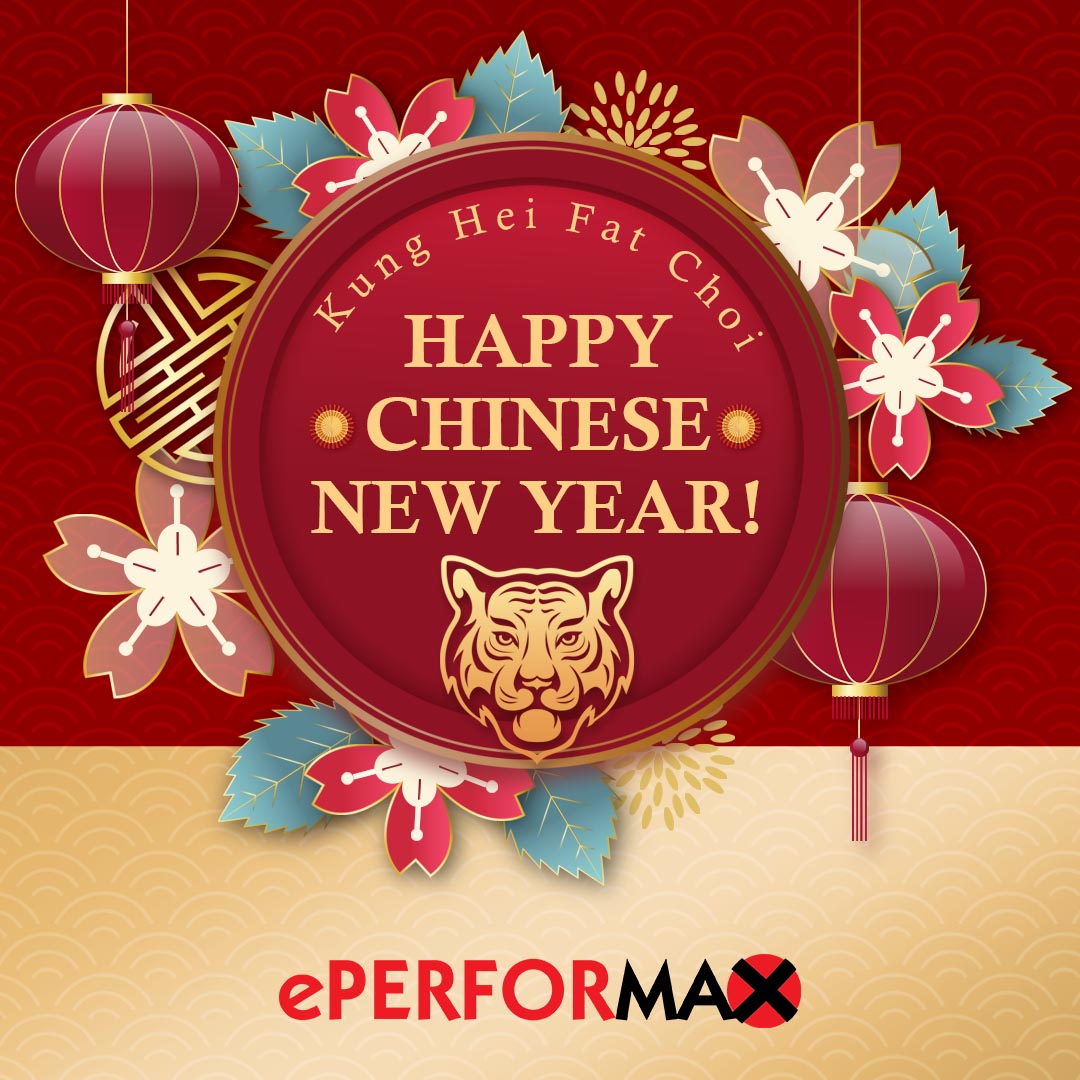 ePerformax's tweet photo. Kung Hei Fat Choi!
Wishing you an auspicious Year of the Tiger! Prosperity, happiness, and great health in celebrating the 2022 Chinese New Year.
#ePerformax #ChineseNewYear2022 https://t.co/A7gcIFQeJP
