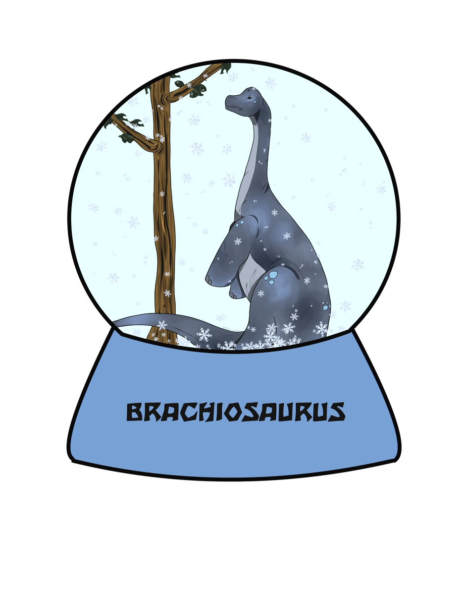 galacticvisi0ns's tweet photo. the last couple leaves.. ❄️🌿 // #Brachiosaurus #atcart #DailyDino https://t.co/bhs8147WVo