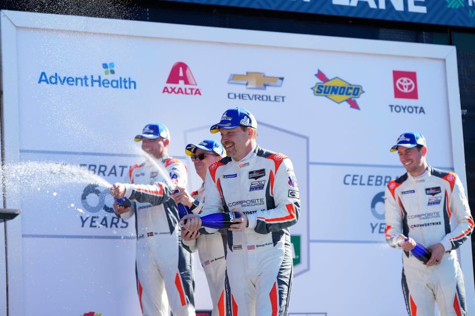 I’m really proud of our podium finish in <a href="/DAYTONA/">Daytona International Speedway</a>. We fought tooth and nail as a team for the entire race. We battled a lot of adversity and were able to stay in the mix throughout the entire race. (1/2)
📸: @dolephoto