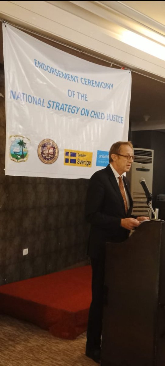 TekmanJ's tweet photo. On Jan. 25, 2022, Ministry of Justice, UNICEF &amp; partners launched a 5  year Nat'l Child Justice Strategy of Liberia. It'll ensure a comprehensive reform &amp; the promotion and protection of the rights &amp; needs of all children in Liberia. @NielsScott @SwedeninLiberia @UNICEF_Liberia https://t.co/jgeACxabJu