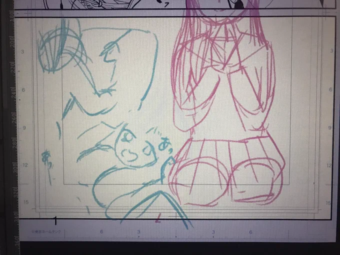◆漫画の進捗

新連載の1pめアップしました。
これは2コマ目の経過です。

この子めちゃくちゃカロリー使うので、今後連載できるか心配でゲロ吐きそうです。
(なぜこのキャラデザにした)

#走れ中村環 #コルクラボマンガ専科  #中村環の絵日記 