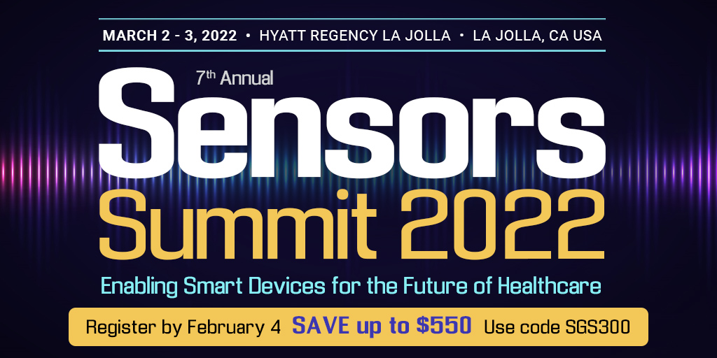 Secure your spot now to hear how today’s #technological innovations, enabled by next-gen #sensors, will define the future commercialization of life changing products: bit.ly/33OvxzO #Wearables #Healthcare #PatientCare #PatientExperience #PointOfCare #SmartDevices