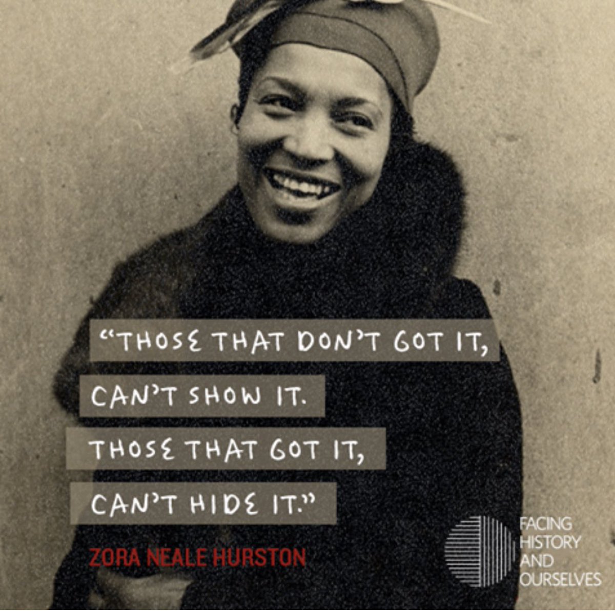 Awesome quote by #ZoraNealeHurston overheard today at #SAEOPP50