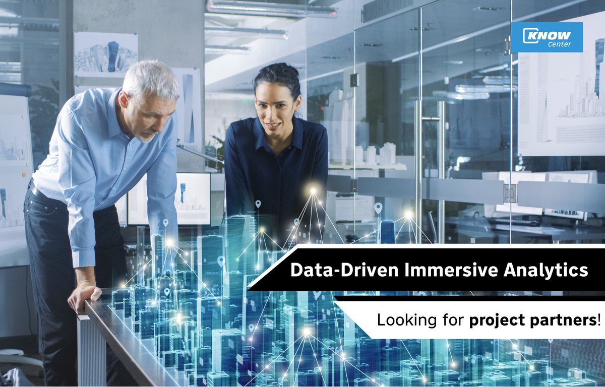 Know_Center's tweet image. We are looking for project partners who share our vision of unfolding in environments that offer a fully immersive experience. 🔗Apply now: bit.ly/3ILHkhc #immersiveanalytics #RealWorld @eduveas