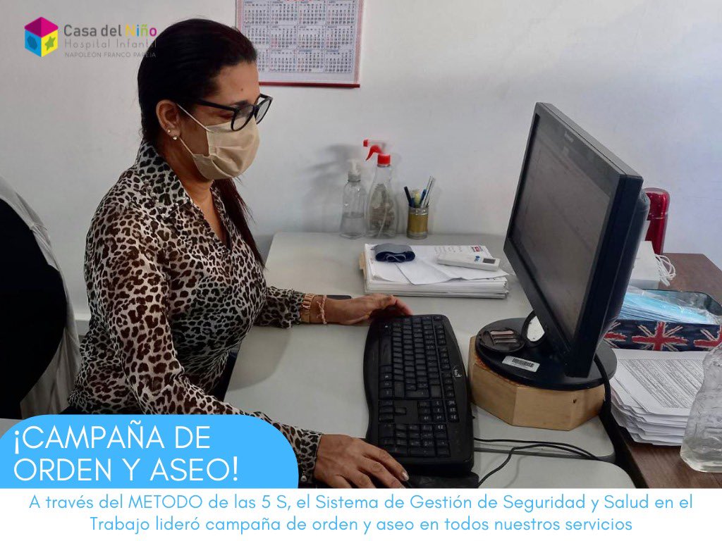 casadelnino's tweet photo. A través de nuestro SGSST, implementamos en los servicios y oficinas, la campaña de las 5 S, promoviendo así, espacios limpios y organizados para laborar🗑️🚮♻️
Con esta campaña, logramos sentirnos limpios, disciplinados y brindamos así una atención de calidad.
#metodo5S https://t.co/Rb815E9SUV