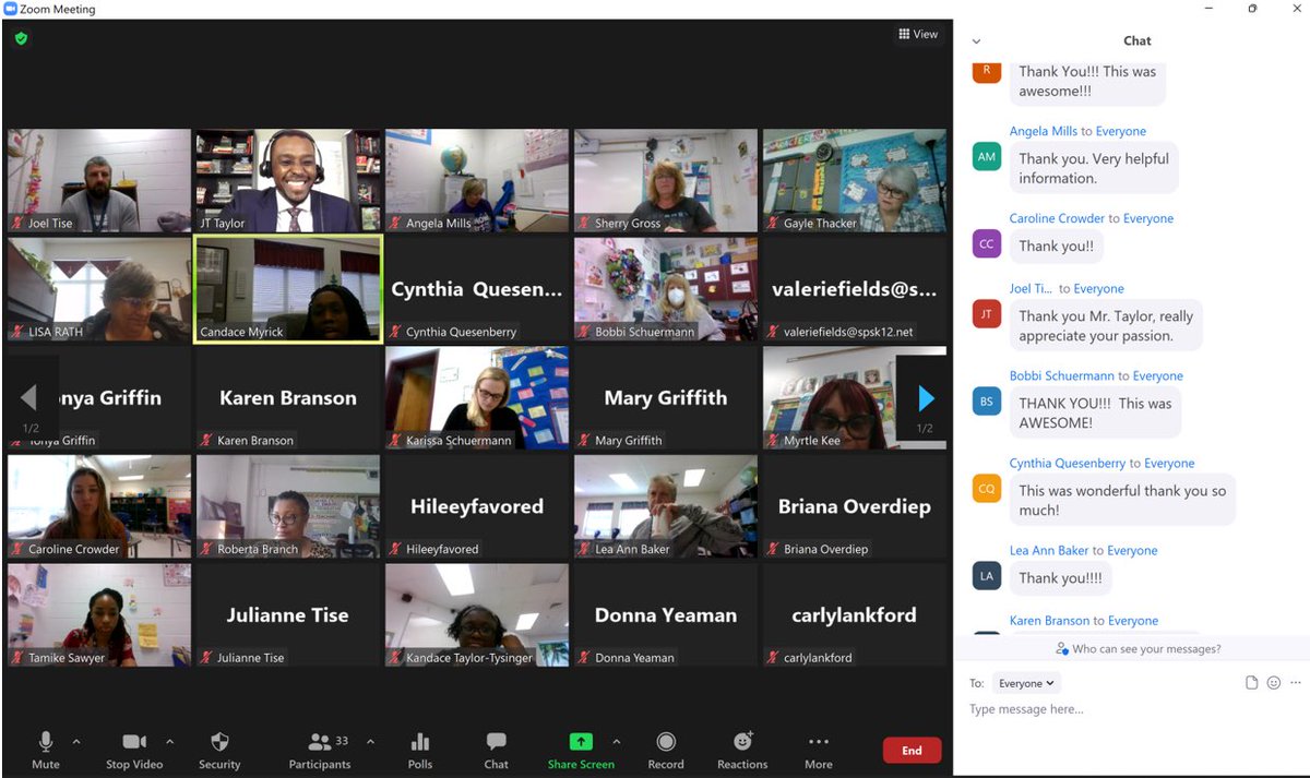 Shoutout to Mrs. Myrick and Dr. Rath for their amazing leadership at <a href="/OES_Braves/">Oakland Elementary School</a>! Today's Keynote was titled "Teaching with a Purpose and Overcoming Burnout!" Who said professional development has to be boring! Let's do it! #OnPurpose #ImpactisMeasurable