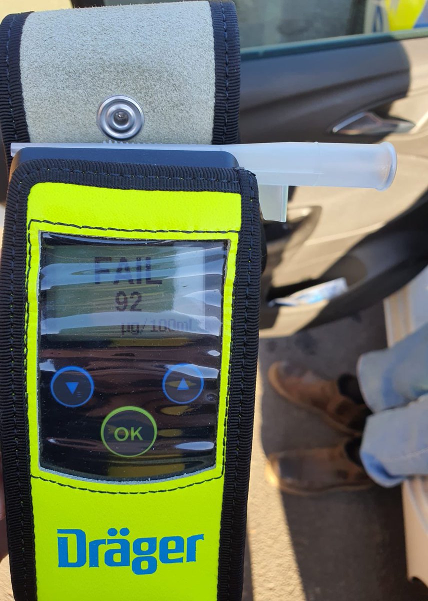 Call in from a member of the public after seeing a driver swigging from a bottle of wine and then colliding into a pedal cycle locked to a lamp post!

The local Casualty Reduction Officer responded to find the driver was drunk, with a roadside reading of 92u/g…the limit is 35u/g