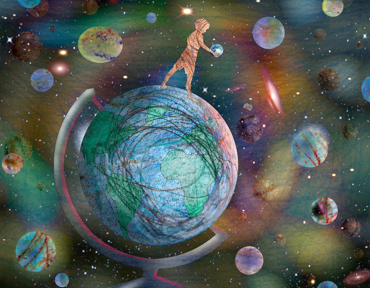 Own little world. #NFT #NFTs #NFTCommunity #NFTCollection #NFTArt #NFTartists  #OpenSeaNFT #dropnft #FemaleNFTs #digitalartists  #digitalpainting #WomanInNft #WomanNFT #WomensArt