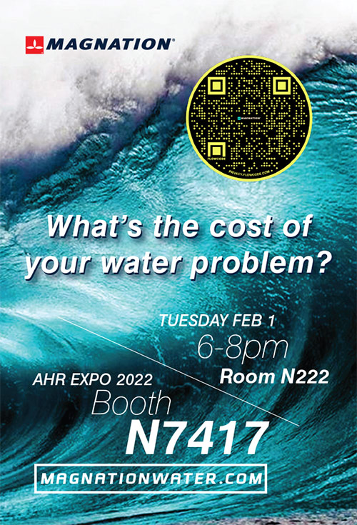 MagnationWater's tweet photo. Welcome to the #AHRExpo in Las Vegas! Please learn more about ENERGY SAVINGS, LESS MAINTENANCE, EQUIPMENT LONGEVITY with Magnation-conditioned #WATERTREATMENT ...  ECO-FRIENDLY, salt-free, energy-free, maintenance-free. Booth N7417 https://t.co/f8UO7rRVJe