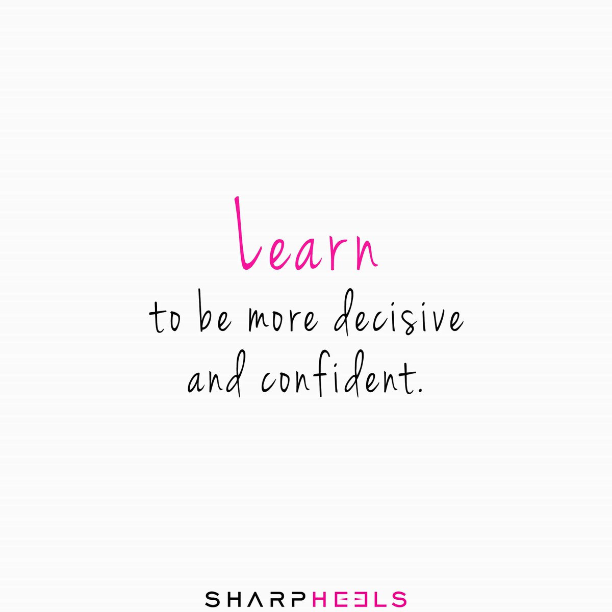 SharpHeels's tweet photo. Learn to be more decisive and confident.
#Sharpheels #Beconfident #ConfidentWomen #TakeDecisions https://t.co/i3I2K9266W