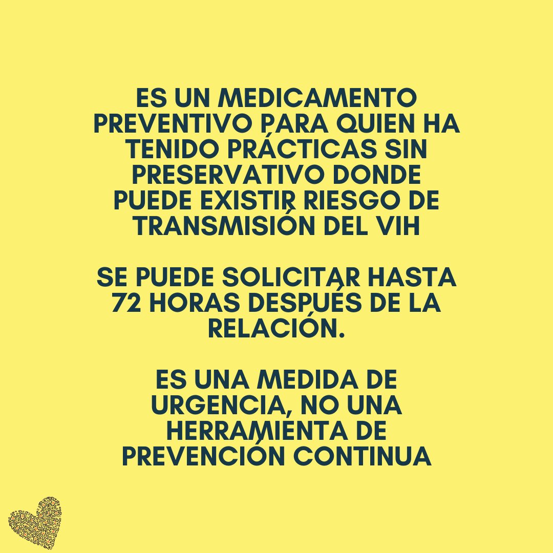 comiantisida's tweet image. ¿Conoces la Profilaxis Postexposición(el 
tratamiento que se puede tomar después de estar en 
contacto con el VIH)?

Ezagutzen duzu POST (gibarekin kontaktuan egon 
ondoren har dezakegun tratamendua) ?