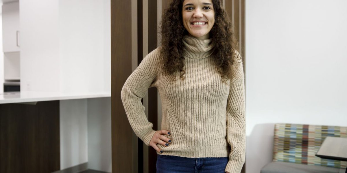 Meet Visual Literacy &amp; Resources Librarian Jackie Fleming, and learn how working with an IU speech therapist has helped her learn "how to stutter better." Thanks to IU Bloomington Today for this great story! today.iu.edu/live/news/1223…