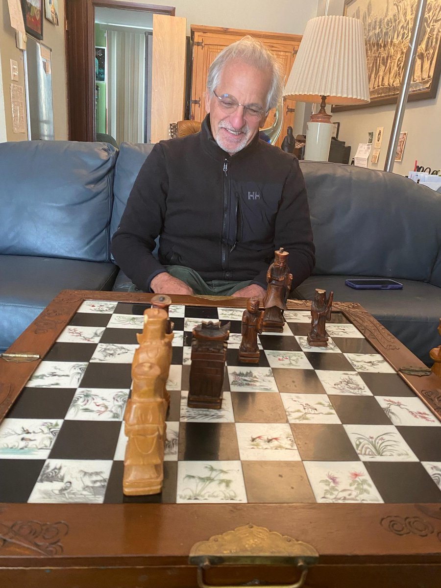 cgettle's tweet image. Mixing cannabis and chess may lead to some rather odd board positions.