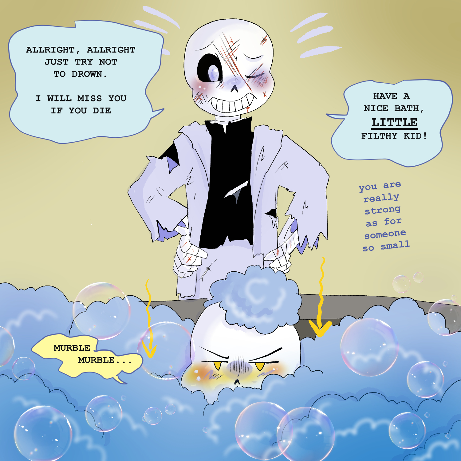 Killer Sans One Fear - Undertale AU Comic Dub 