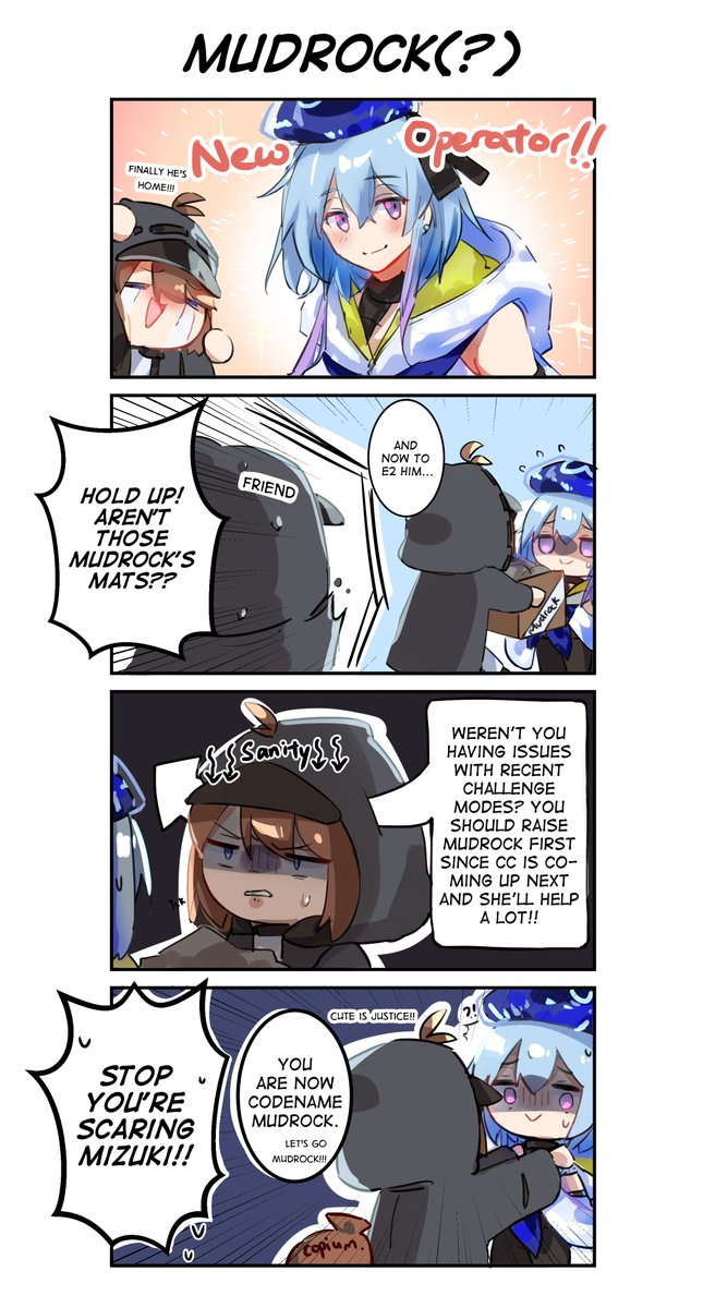Arknights for this week

yes i am working on mudrock instead of mizuki because cc scares me 