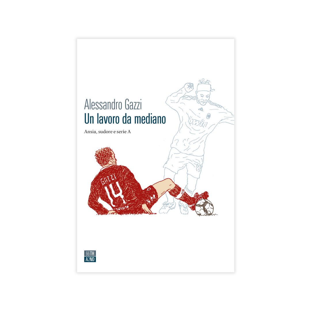 66thand2nd's tweet photo. Siamo molto felici di annunciare la prossima uscita. ⚽️

Dal 10 febbraio sarà in libreria "Un lavoro da mediano", il primo libro di Alessandro Gazzi. 

Ha giocato per molte stagioni in Serie A, soprattutto con il Bari e il Torino. https://t.co/VnmnB3X7y1
