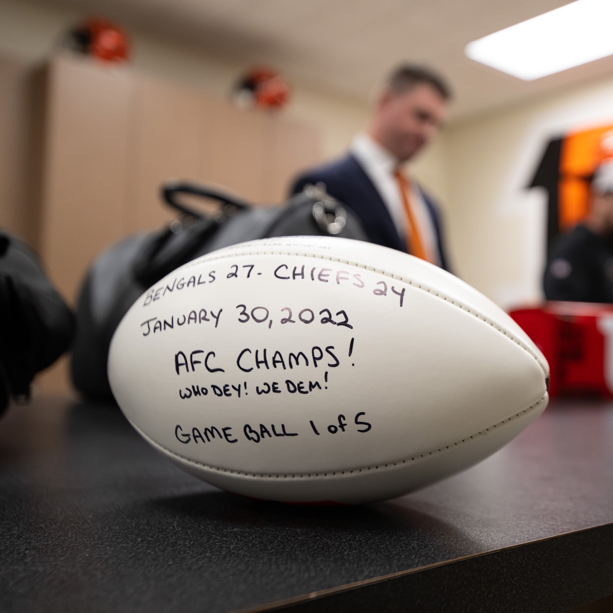 bengals game balls