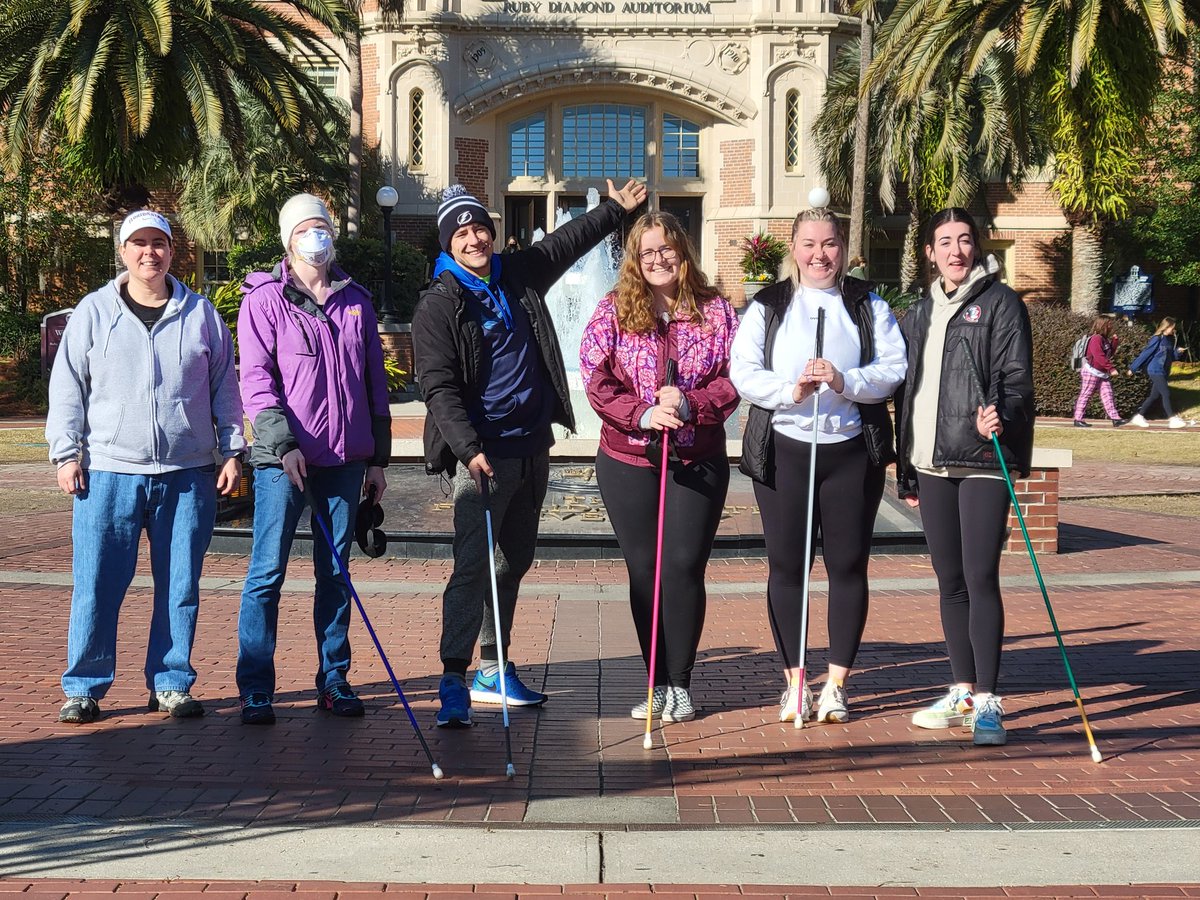 FSU_VisDis's tweet image. We love O&amp;amp;M and TVI at FSU ❤ come see how you can be a part of it!!