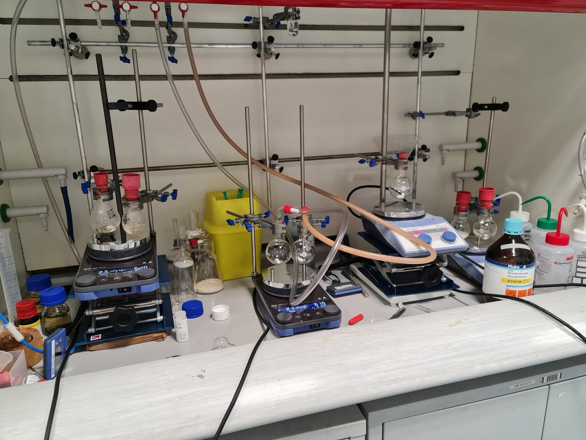 justyna_czaban's tweet image. Lazy Monday 
#synthesis #lookingforluck #reactionoptimization