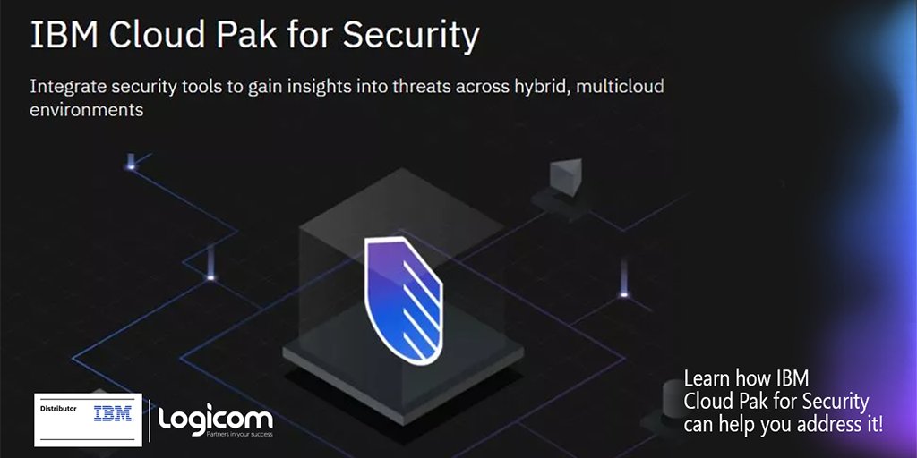 Complexity is the #1 challenge for security leaders today. 

Learn how IBM #cloudpakforsecurity can help you address it!  Watch here: ow.ly/AgyK50HIe0u

Visit: ow.ly/uTYa50HIe0w for more information!

#IBM #Security #Cloudpak #Logicomdisti