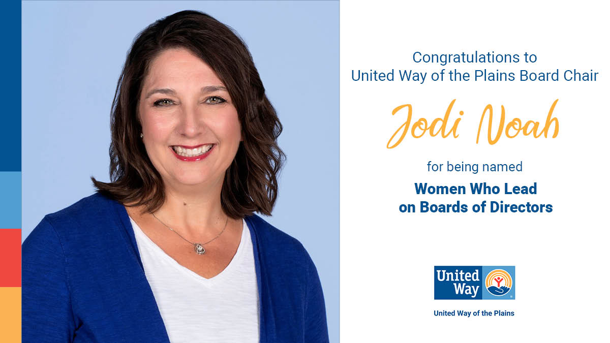 unitedwayplains's tweet photo. Congratulations to @TextronAviation's Jodi Noah, our UWP Board Chair, for being named to @ICTBizJournal's Women Who Lead on Boards of Directors list.
Jodi's #leadership will take us into our 100th anniversary at the end of 2022. Thank you for all you do for our community, Jodi! https://t.co/5QEr57KEd6