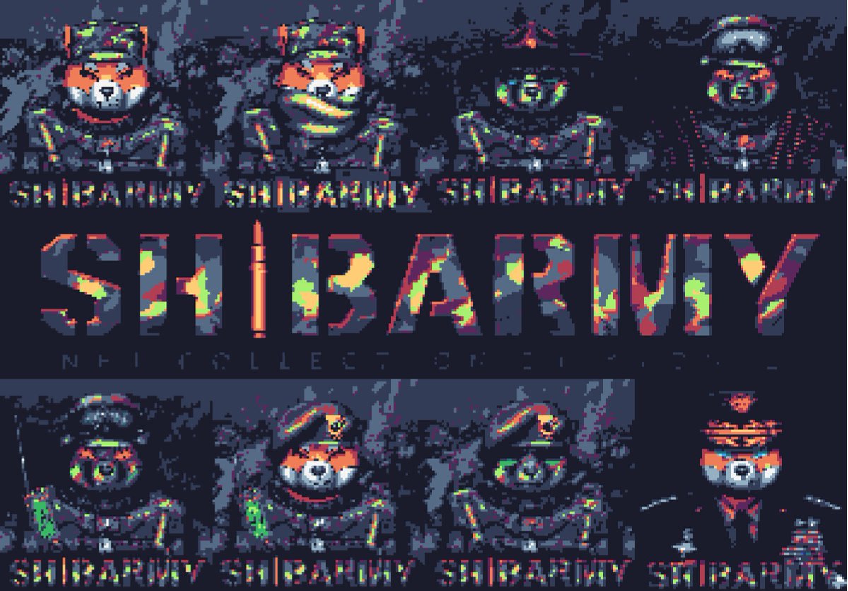 XvonilArtist's tweet photo. So, can we get my rookie numbers up a bit? How about 50 followers?  Hit RETWEET, FOLLOW and LIKE! 
On 50 followers I giveaway an NFT of your choice from SHIBARMY Pixelated Edition Collection.
#Shibarmy #Shib #NFT #army #Crypto https://t.co/bV1O8GDjik