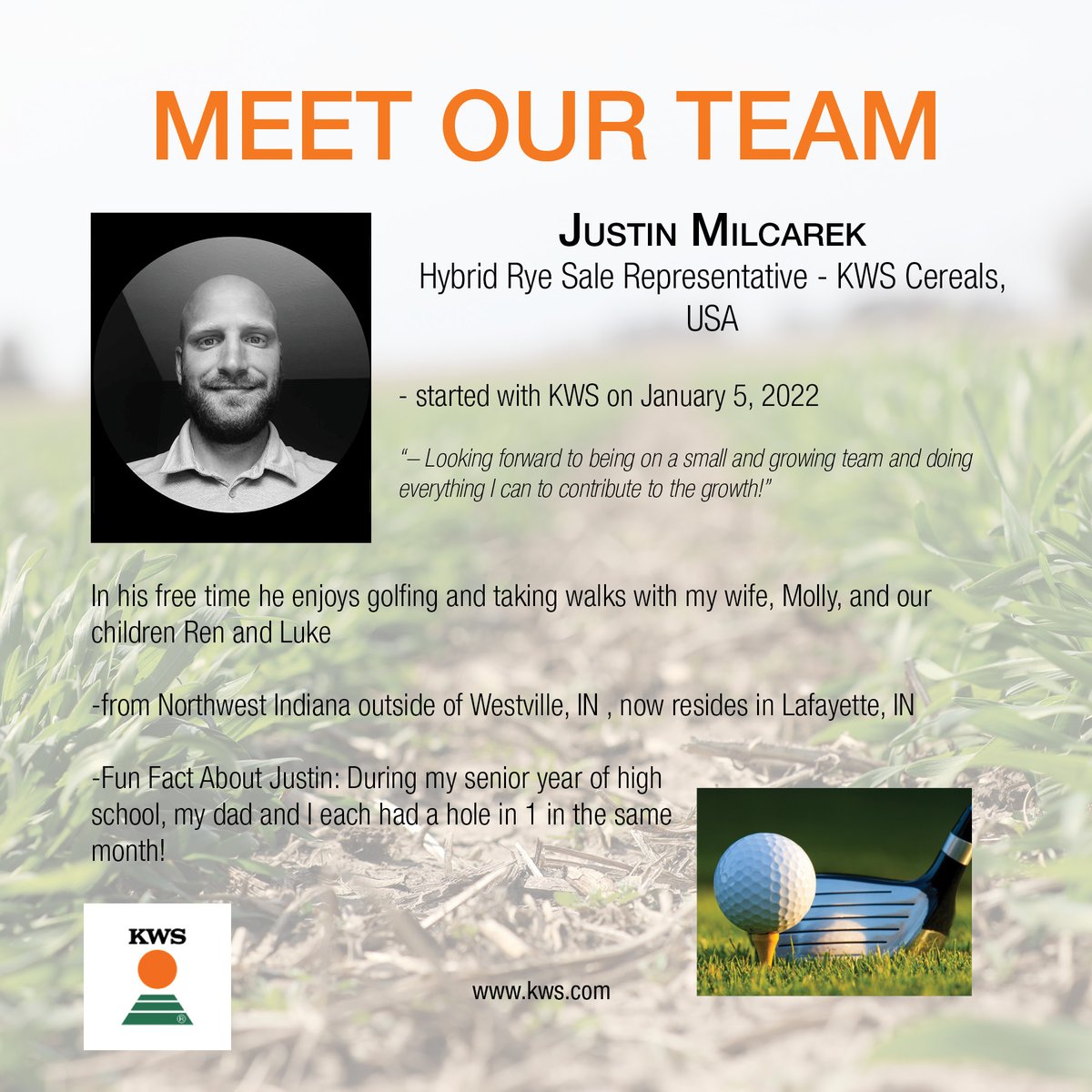 KwsUS_Rye's tweet photo. It's #MeetOurTeamMonday!
Welcome to our newest member Justin.
#ryevolution #independentlikeyou https://t.co/Mp2X77hseo