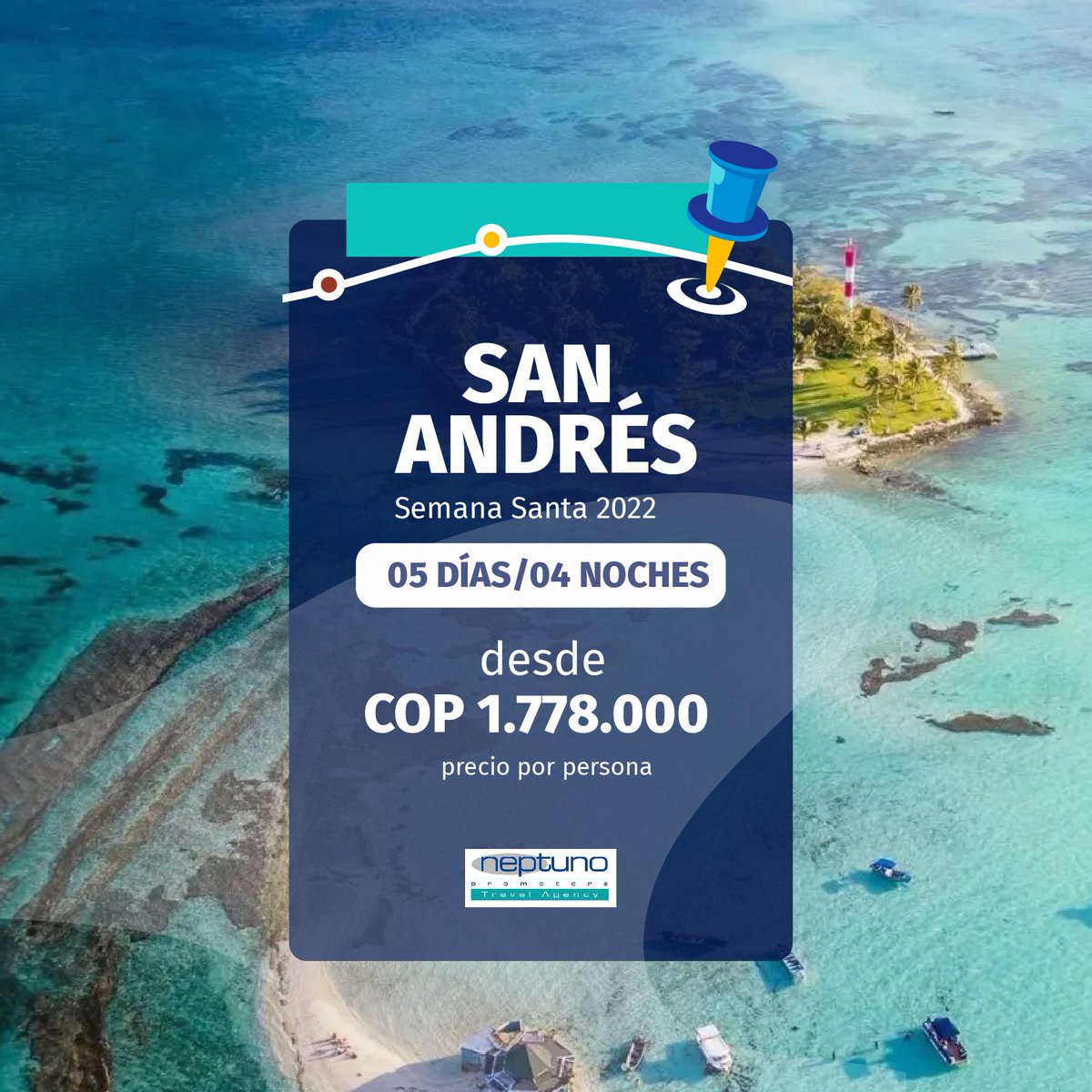 Prom_Neptuno's tweet photo. ✈️Reserva ya el viaje para tus #vacaciones en #SemanaSanta en #SanAndres: https://t.co/thZuwuMF5F

#Colombia #Bogota #viajes #Travel #turismo #vacaciones #agenciadeviajes https://t.co/AlOwEsosB4